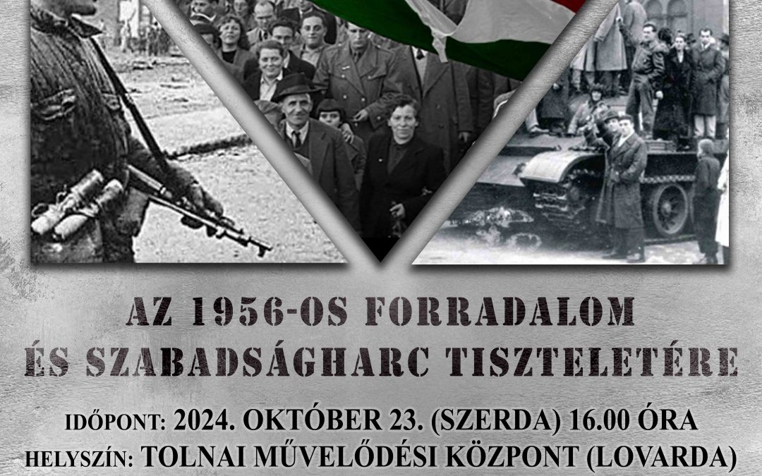 Megemlékezés az 1956-os forradalom és szabadságharc emlékére